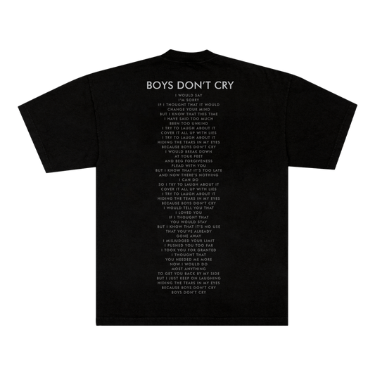 Boys Don't Cry Black Tee