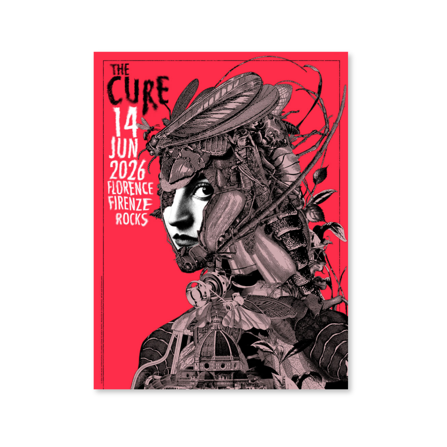 Florence 2026 Limited Edition Event Poster - The Cure US