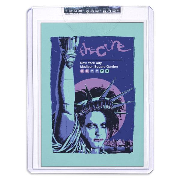 GAS The Cure June 22, 2023, New York, NY 2nd Edition Trading Card Illustrated by Matthew Lineham