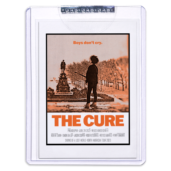 GAS The Cure June 24, 2023, Philadelphia, PA Trading Card Illustrated by Matthew Jacobson