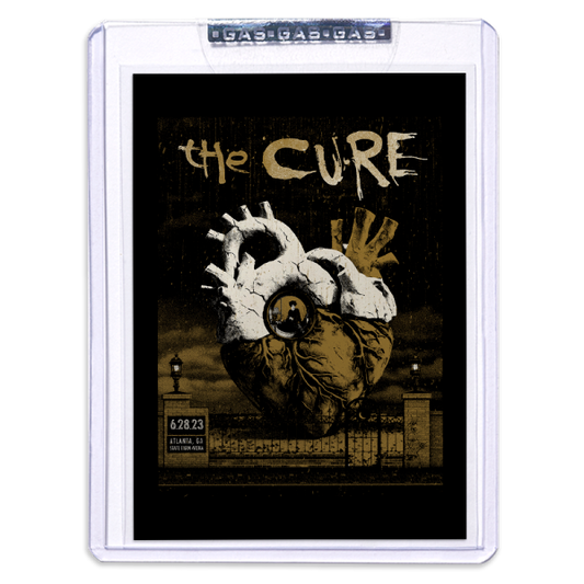 GAS The Cure June 28, 2023, Atlanta, GA Trading Card Illustrated by Christopher Everhart