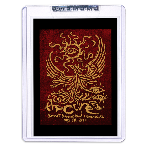 GAS The Cure May 18, 2023, Phoenix, AZ Trading Card by GIGART