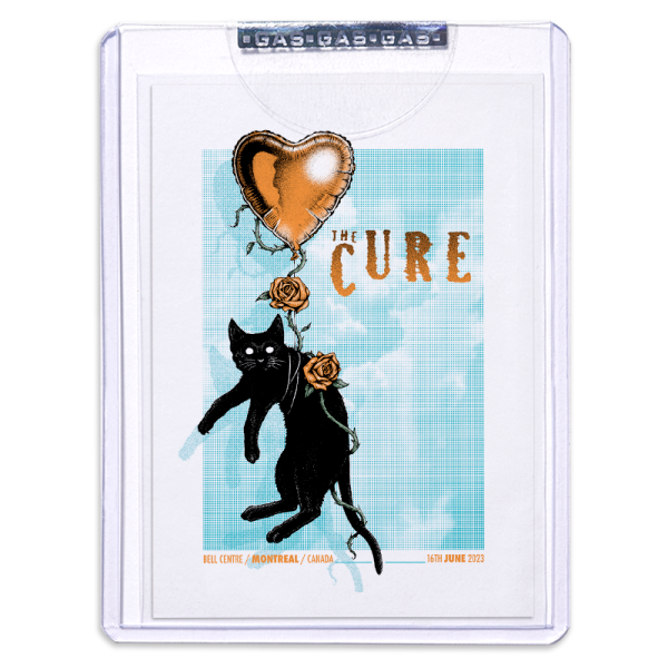 GAS The Cure June 16, 2023, Montreal, QC Canada Trading Card Illustrated by Paul Jackson