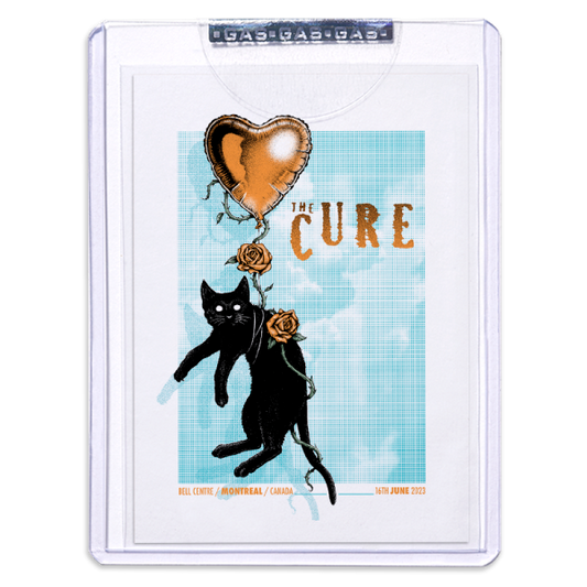 GAS The Cure June 16, 2023, Montreal, QC Canada Trading Card Illustrated by Paul Jackson