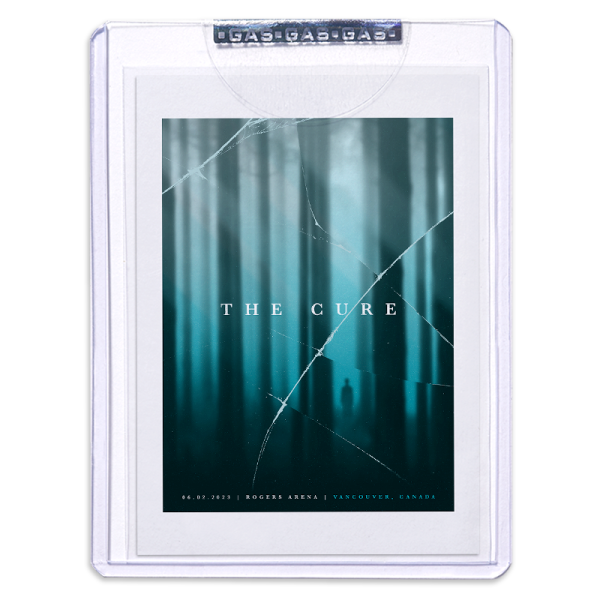 GAS The Cure June 2, 2023, Vancouver, BC, Canada Trading Card Illustrated by Simon Marchner