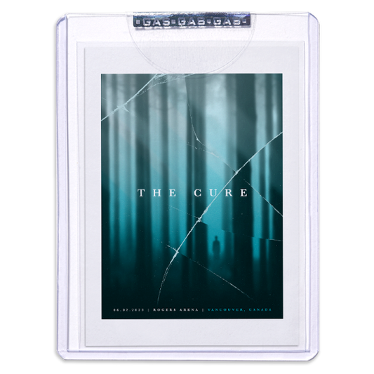 GAS The Cure June 2, 2023, Vancouver, BC, Canada Trading Card Illustrated by Simon Marchner