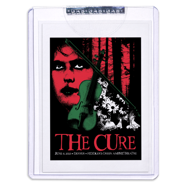 GAS The Cure June 6, 2023, Denver, CO 2nd Edition Trading Card Illustrated by Sebastian Robles