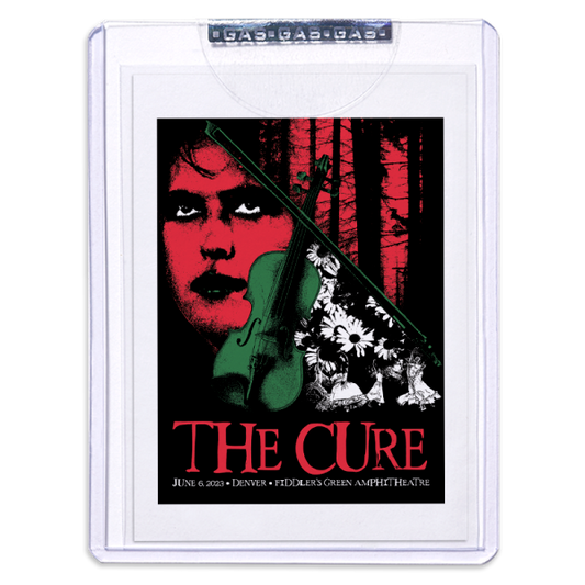 GAS The Cure June 6, 2023, Denver, CO 2nd Edition Trading Card Illustrated by Sebastian Robles