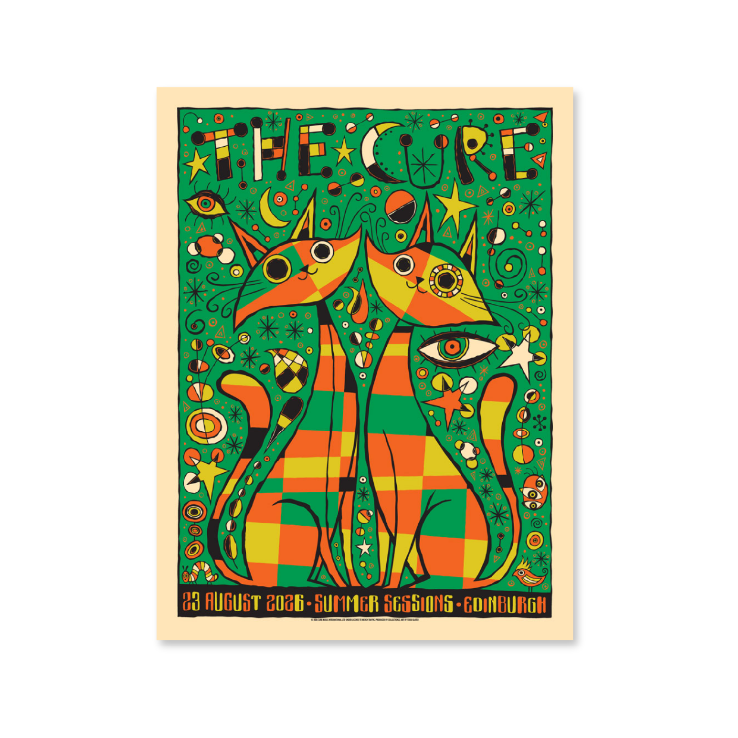 Edinburgh 2026 Limited Edition Event Poster – The Cure US