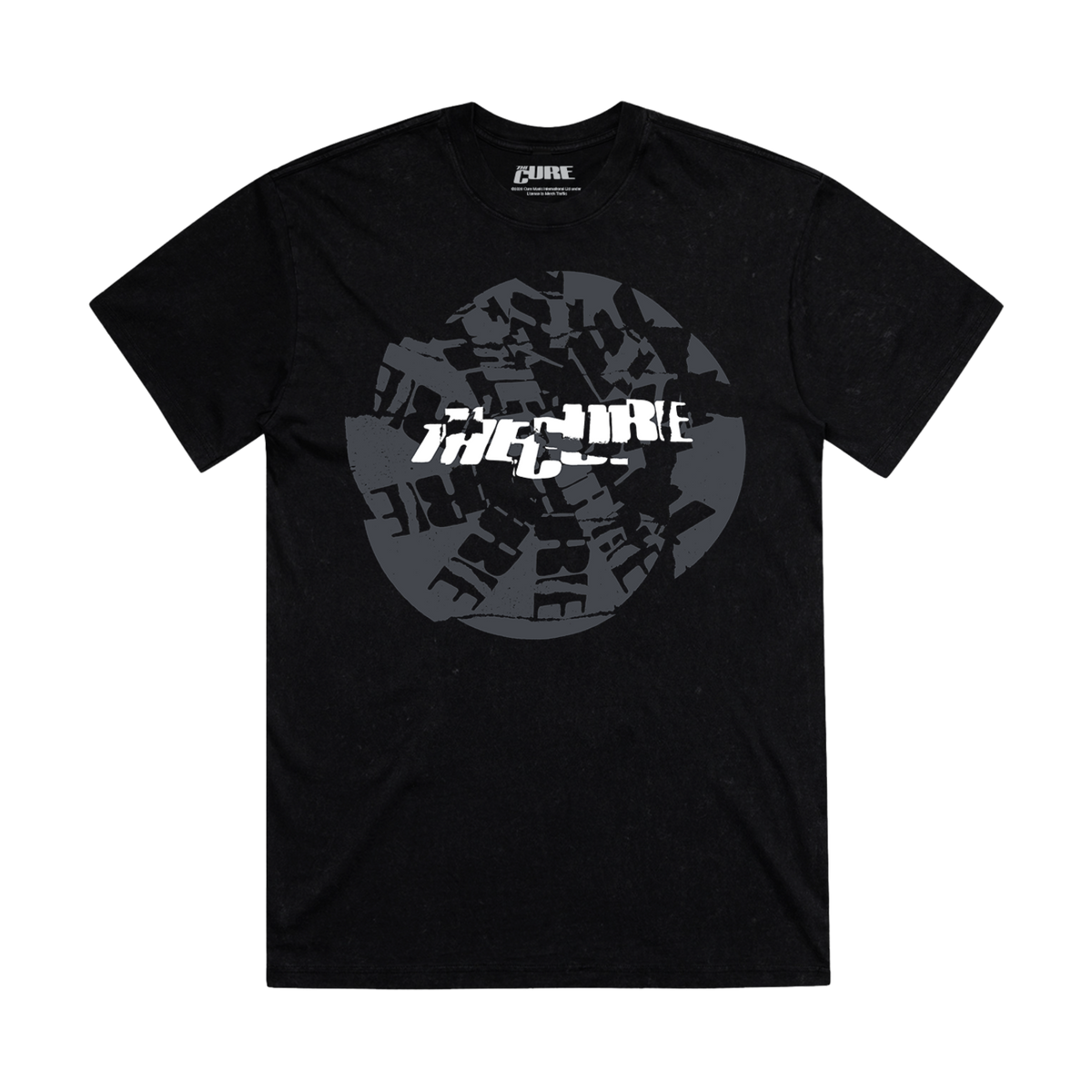 SHOOT ブラック Tシャツ THE CURE Festival Summer Dateback Black T-Shirt – The Cure US