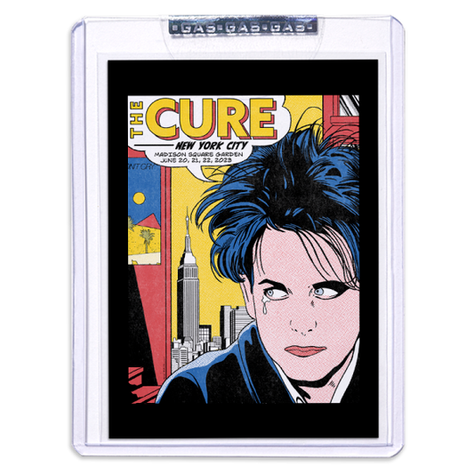 GAS The Cure June 20-22, 2023, New York, NY Trading Card Illustrated by Arian Buhler