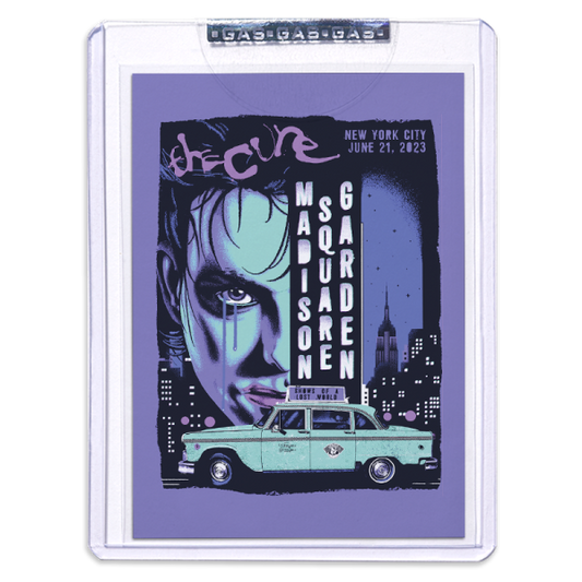 GAS The Cure June 21, 2023, New York, NY 2nd Edition Trading Card Illustrated by Matthew Lineham