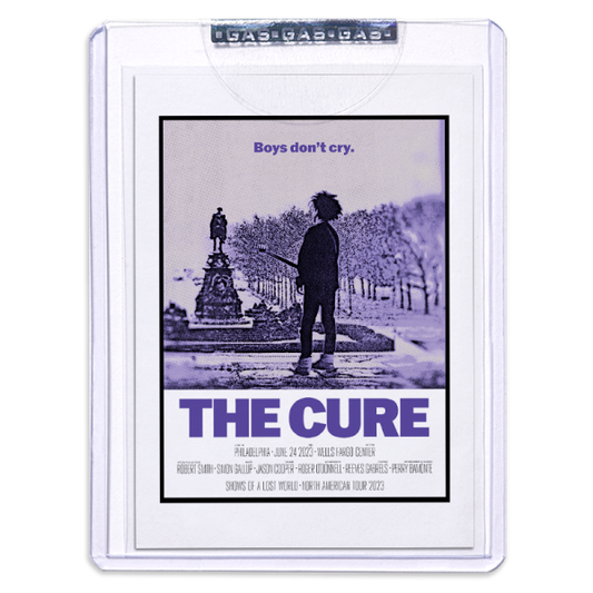 GAS The Cure June 24, 2023, Philadelphia, PA 2nd Edition Trading Card Illustrated by Matthew Jacobson