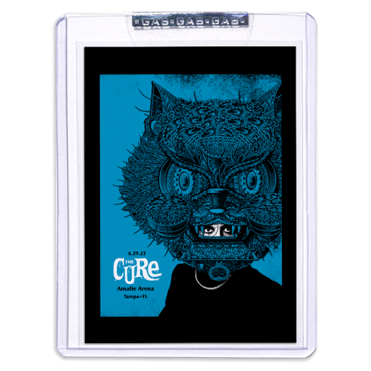 GAS The Cure June 29, 2023, Tampa, FL 2nd Edition Trading Card Illustrated by Rob Jones