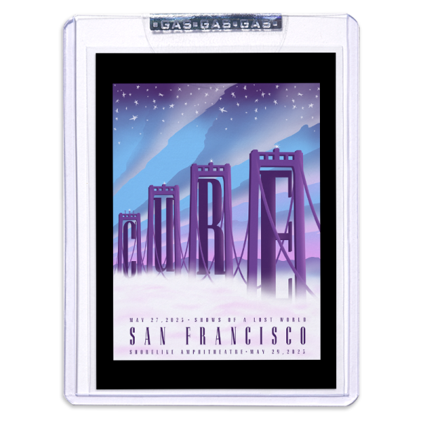 GAS The Cure May 27, 2023, San Francisco, CA Trading Card Illustrated by Arian Buhler