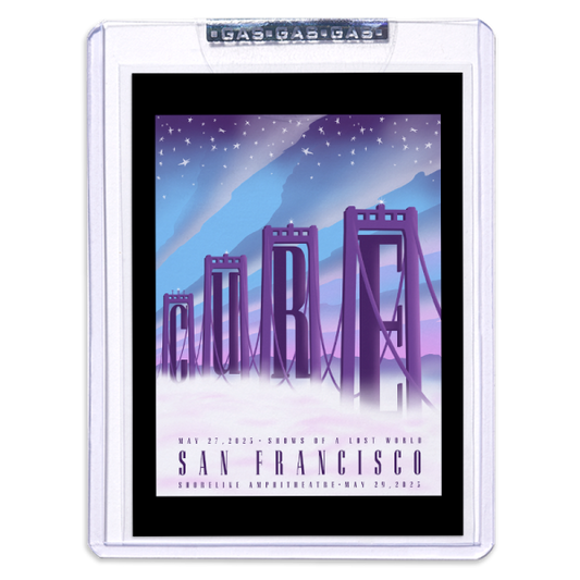 GAS The Cure May 27, 2023, San Francisco, CA Trading Card Illustrated by Arian Buhler