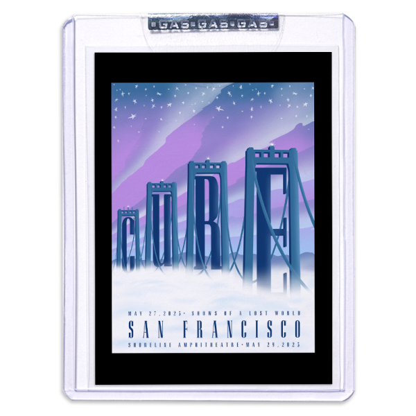 GAS The Cure May 29, 2023, San Francisco, CA Trading Card Illustrated by Arian Buhler