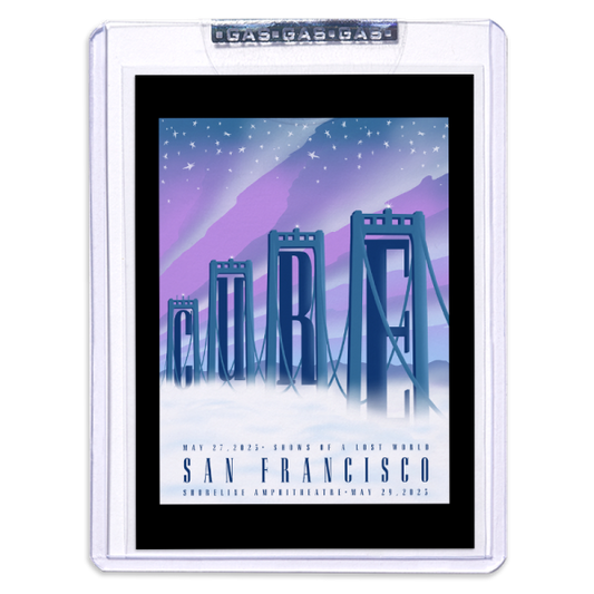 GAS The Cure May 29, 2023, San Francisco, CA Trading Card Illustrated by Arian Buhler