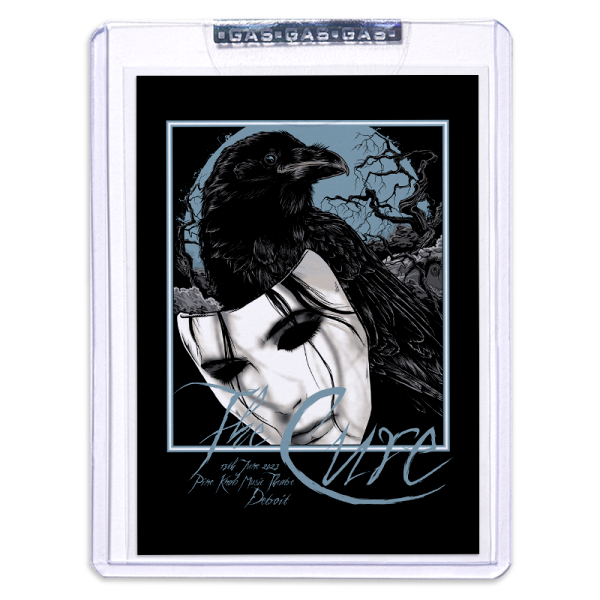 GAS The Cure June 13, 2023, Detroit, MI 2nd Edition Trading Card Illustrated by Rhys Cooper