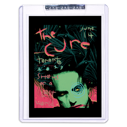 GAS The Cure June 14, 2023, Toronto, ON Canada Trading Card Illustrated by Matt Tobin