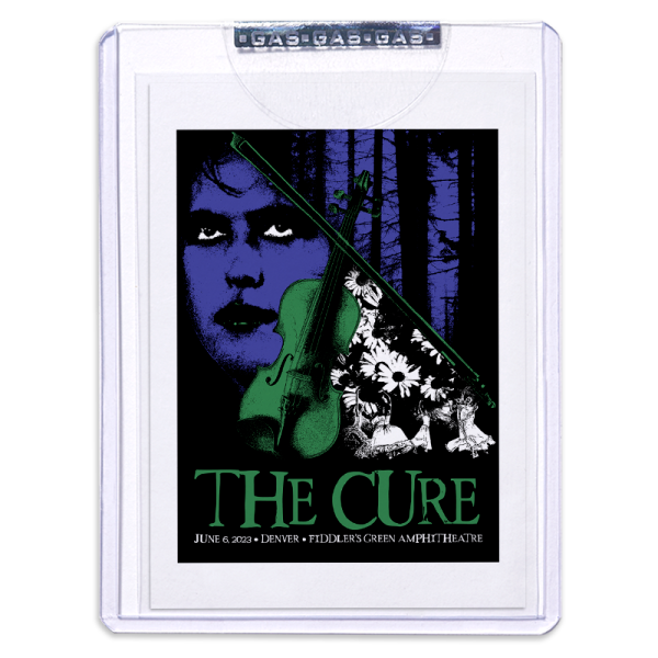GAS The Cure June 6, 2023, Denver, CO Trading Card Illustrated by Sebastian Robles