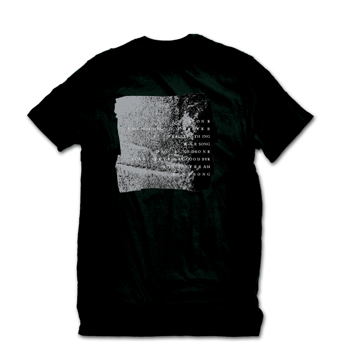 SONGS OF A LOST WORLD BLACK CREW NECK TEE