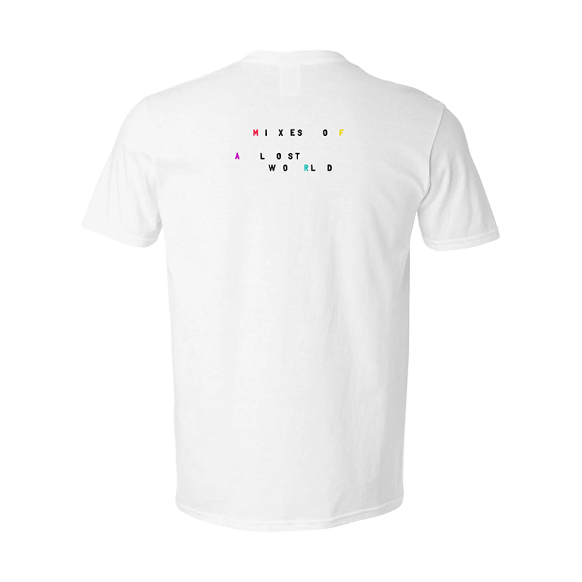 Mixes of a Lost World V-Neck Tee - White