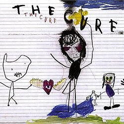 Album cover for 'The Cure' with stick figure drawings and text.