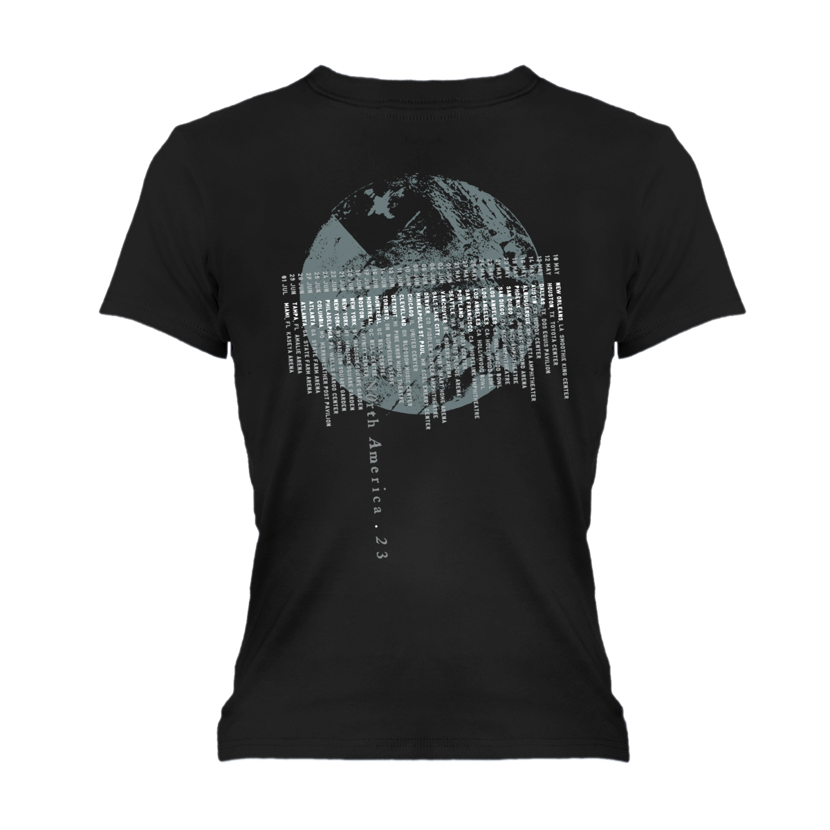Shows Of A Lost World Moon Dateback Women's Tee